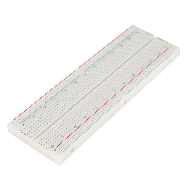 Breadboard Largo- Adhesivo (Blanco)