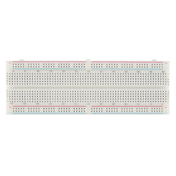 Breadboard Largo- Adhesivo (Blanco)