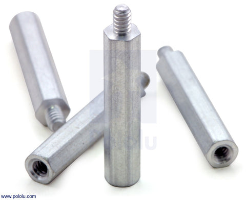 Separadores de Aluminio: 3/8" Largo 4-40 M-F (4UD)