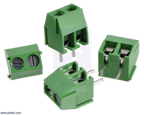 Bloque Terminales con Pitch 5.08mm (2-Pin) (Verde)