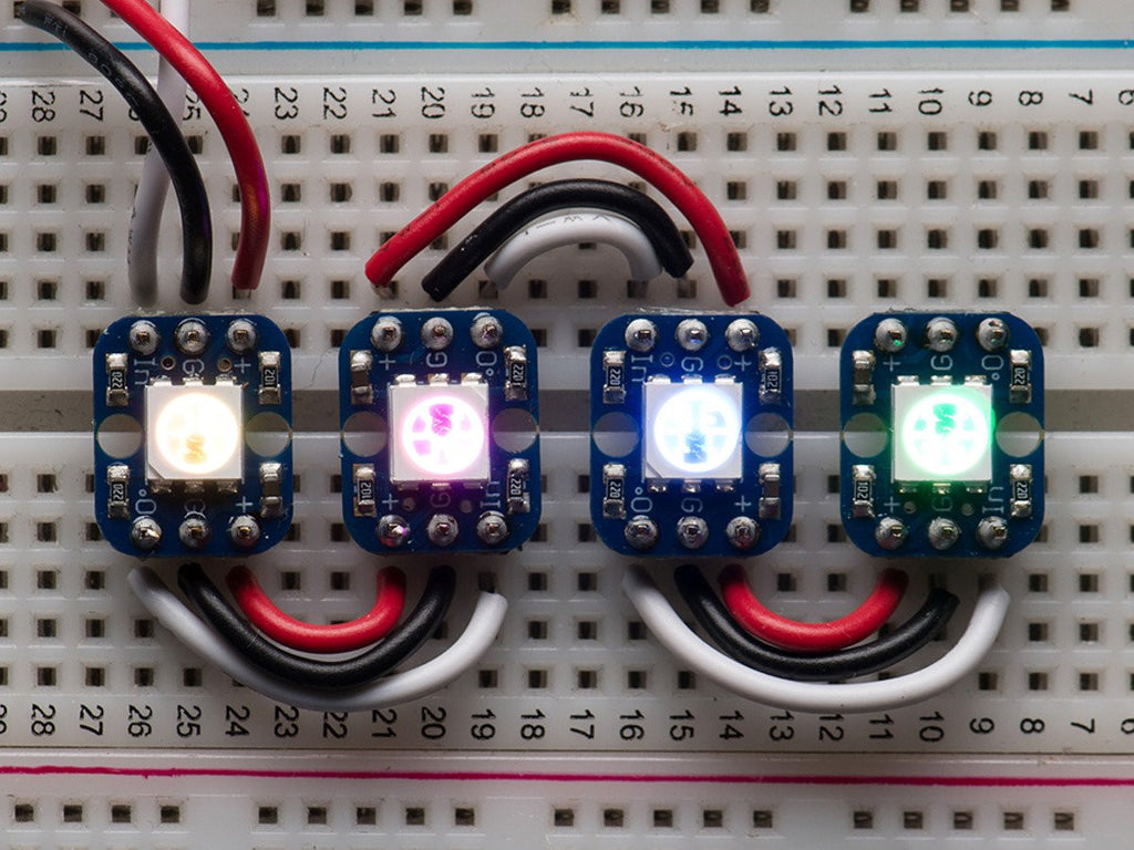 Breadboard-friendly RGB Smart NeoPixel