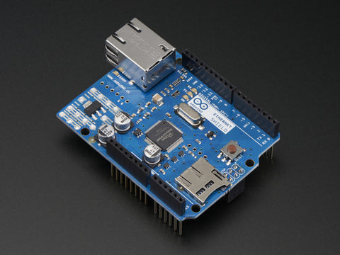 Arduino Ethernet shield R3 con Conector micro SD - Ensamblado