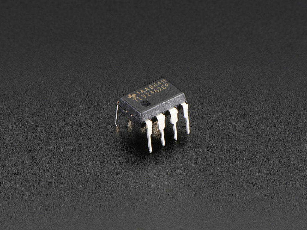 Op Amp - Dual Rail-to-Rail - 2.7-6V power @ 80mA output - TLV2462