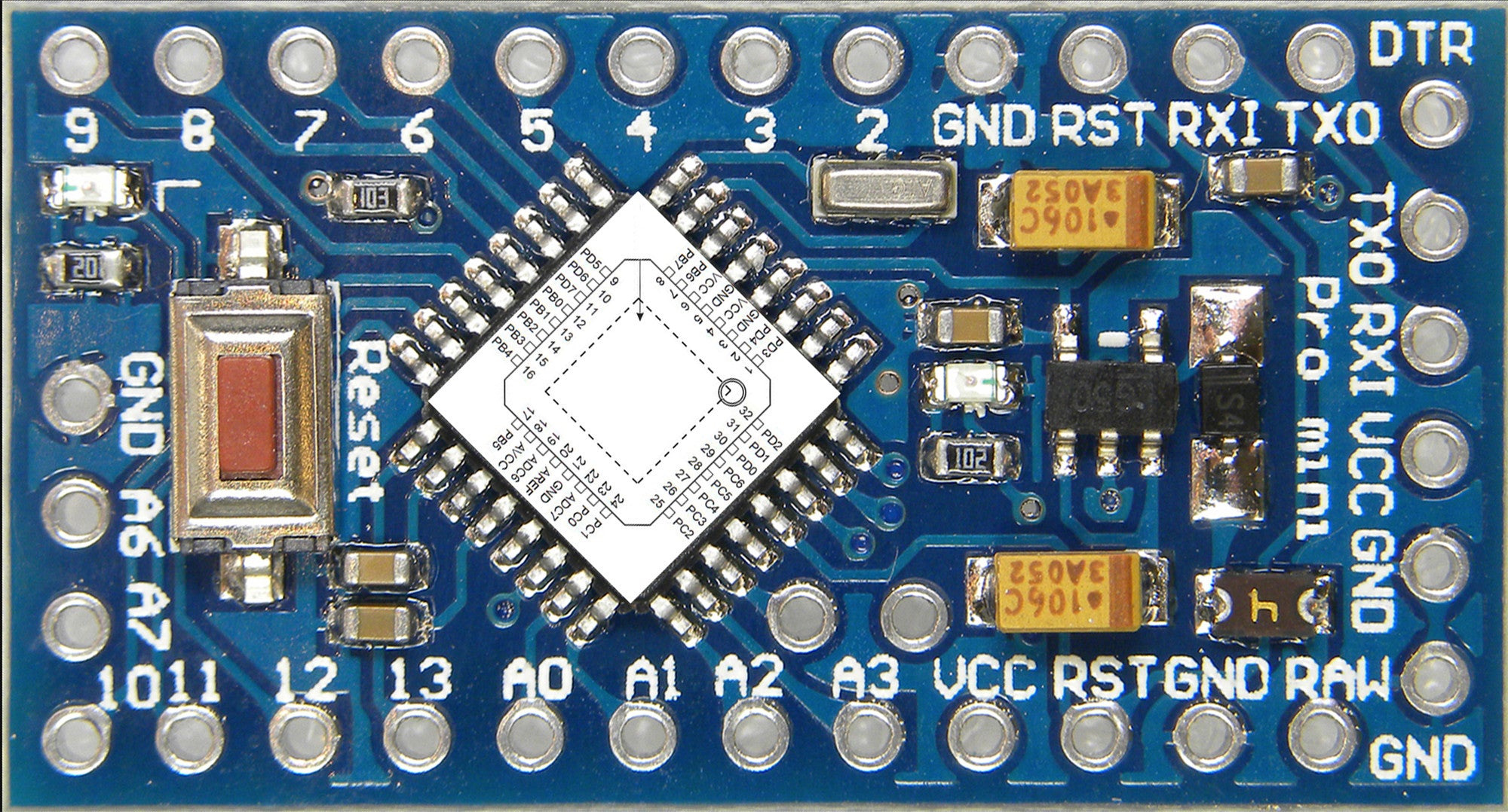Arduino Pro Mini 328 - 5V/16MHz – Robotechrd