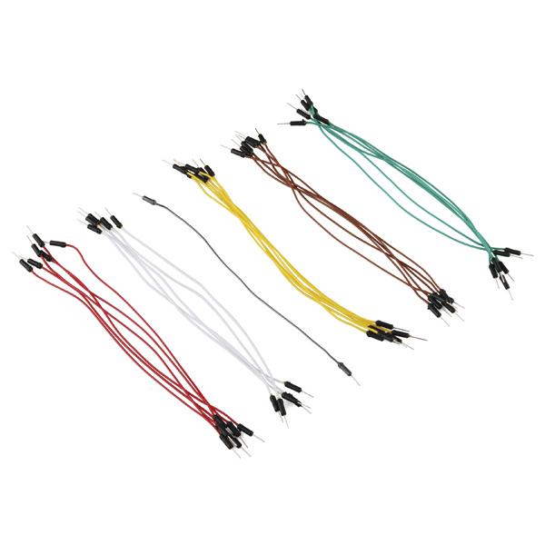 Cables Jumper Estandar Macho/Macho de 8'' de largo (15-Pack)